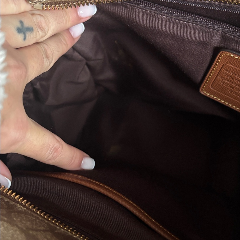 COACH•Signature Monogram Baby Diaper Bag - Picture 5 of 6